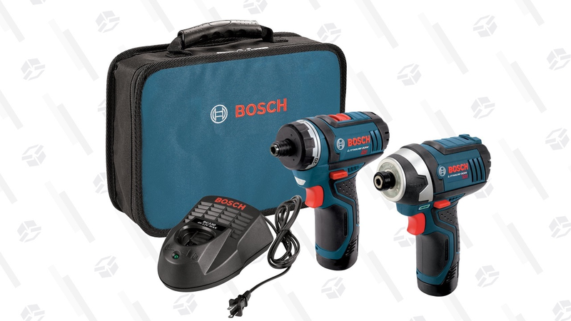 Set de herramientas Bosch con destornillador y taladro | $98 | AmazonGráfico: Shep McAllister